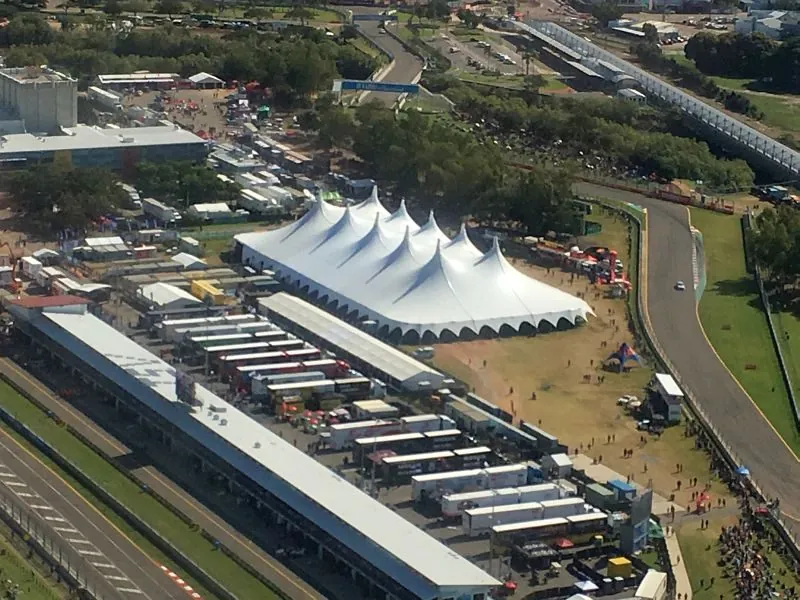 A Majestic large marquee installed at an event