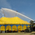 Tent cleaning