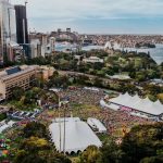 Aerial View Oktoberfest