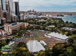 Aerial View Oktoberfest