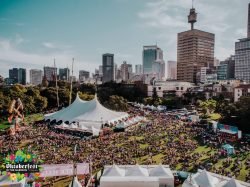 Aerial View Oktoberfest