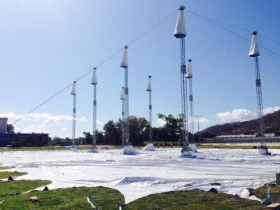 Installing and erecting tents